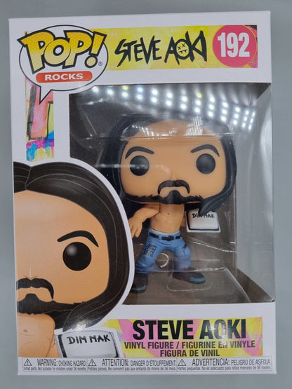 192 Steve Aoki (w/ Cake) - Pop Rocks Funko POP