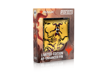 Pinfinity AR Pin: Sheoldred Phyrexian - Magic the Gathering Dominaria United Blackout PMTG057 Pin