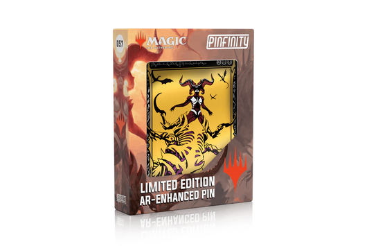 Pinfinity AR Pin: Sheoldred Phyrexian - Magic the Gathering Dominaria United Blackout PMTG057 Pin