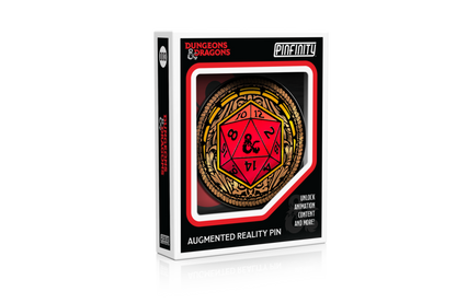 Pinfinity AR Pin: Ornate D20 - Dungeons & Dragons PFDD003 Pin