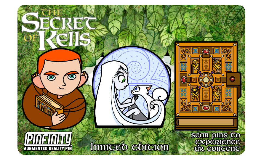 Pinfinity AR Pin: Limited Edition Secret Of Kells 3 Pin Set PCSKSET001 Pin