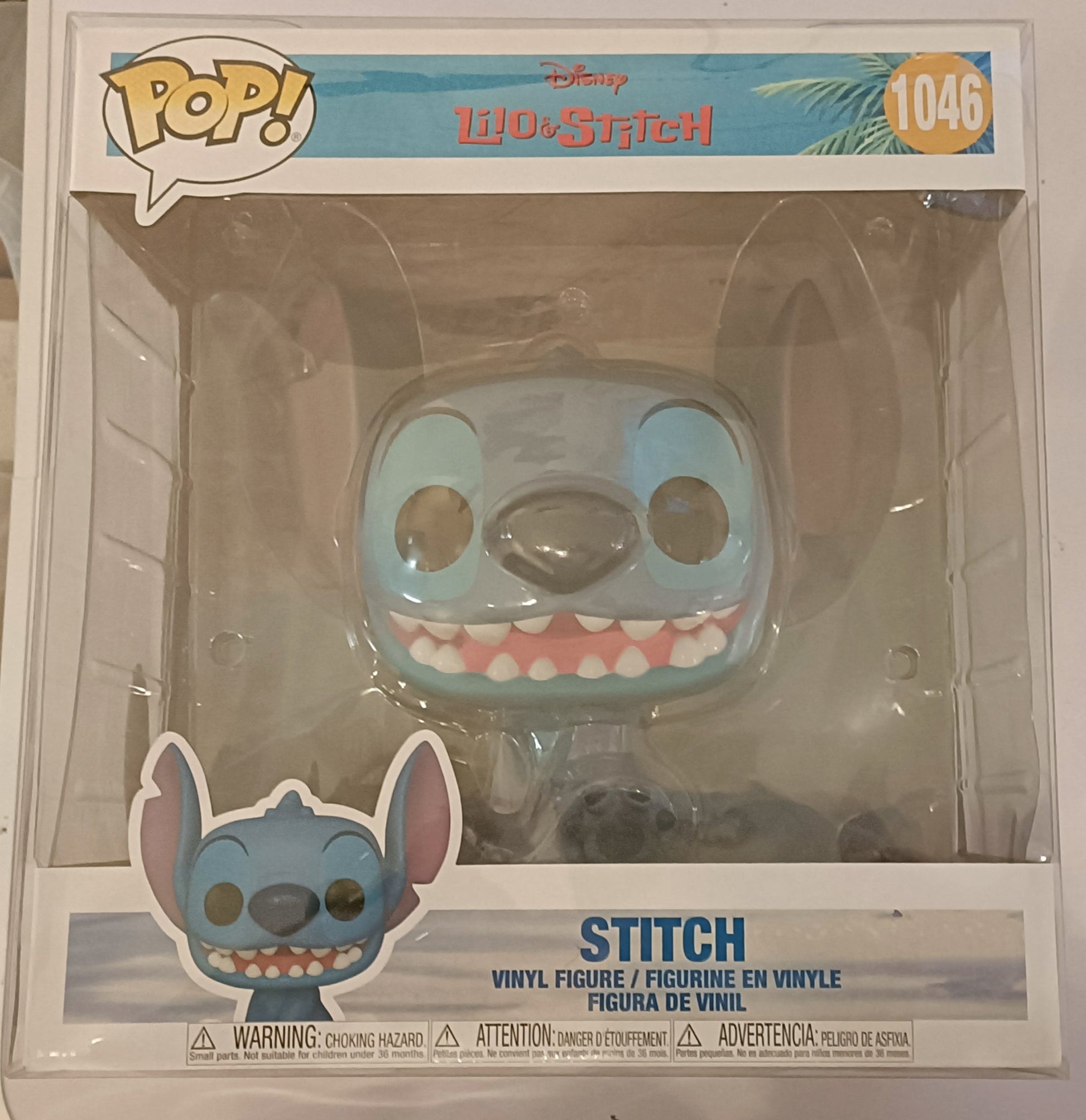 1046 Smiling Seated Stitch - 10 Inch - Disney Lilo & Stitch Funko POP