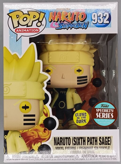 932 Naruto Six Path Sage - Glow - Naruto Shippuden Funko POP Funko