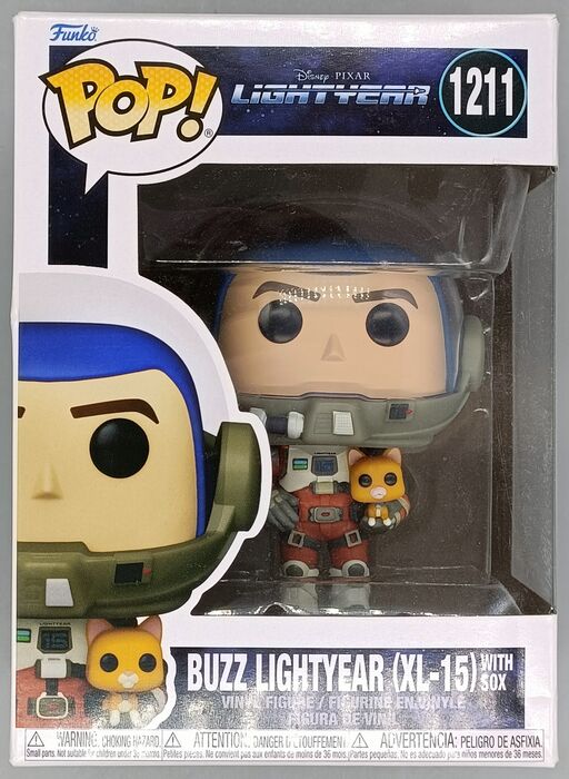 1211 Buzz Lightyear (XL-15 with Sox) - Disney Lightyear Box Damaged Funko POP