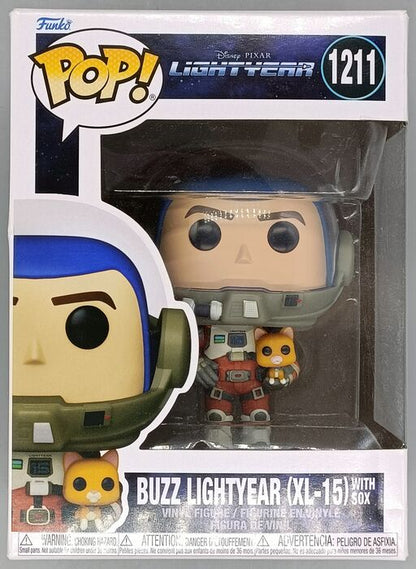 1211 Buzz Lightyear (XL-15 with Sox) - Disney Lightyear Box Damaged Funko POP