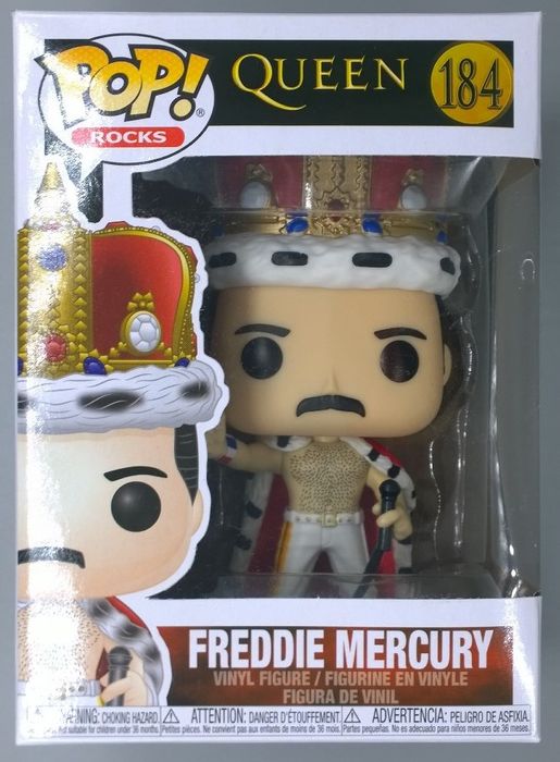 184 Freddie Mercury (King) - Queen - Box Damaged Funko POP Funko