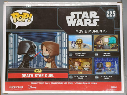 225 Death Star Duel - Movie Moment - Star Wars Box Damaged Funko POP