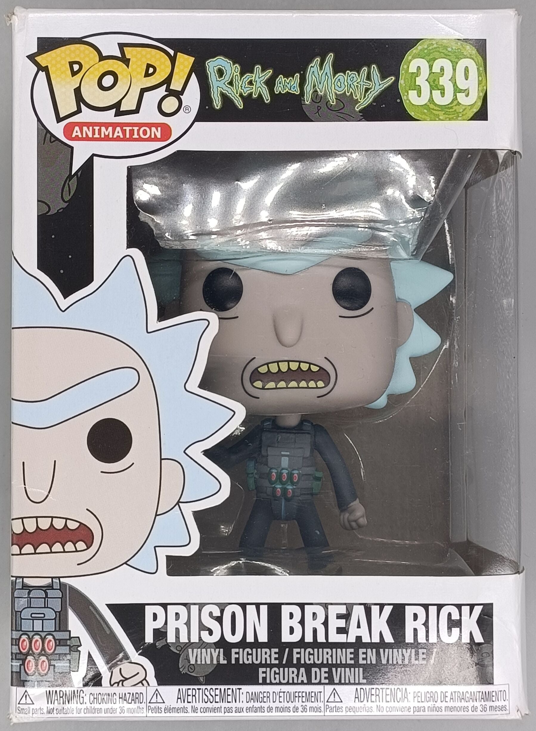 339 Prison Break Rick - Rick and Morty - Box Damaged Funko POP
