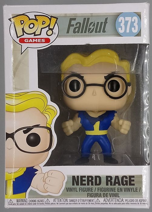 373 Nerd Rage (Vault Boy) - Fallout - Box Damaged Funko POP Funko