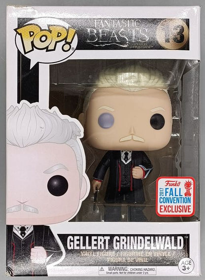 13 Gellert Grindelwald - Fantastic Beasts - 2017 Con - Box Damaged Funko POP