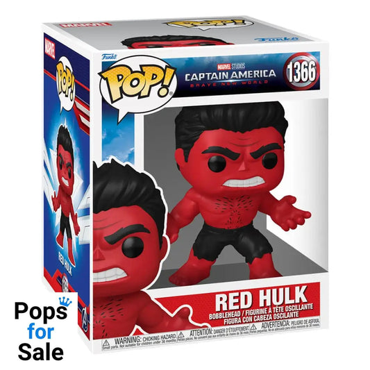1366 Red Hulk - 6 Inch - Marvel Captain America Brave New World Funko POP PRESALE Funko