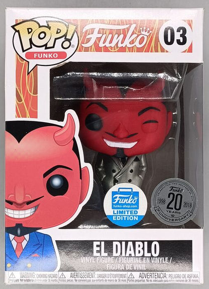 03 El Diablo (Silver) - Funko (Originals) - Box Damaged Funko POP