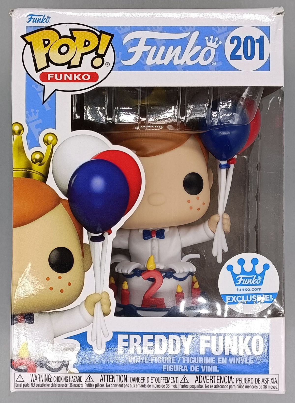 201 Freddy Funko (in Cake) Funko (Freddy) 2nd - Box Damaged Funko POP