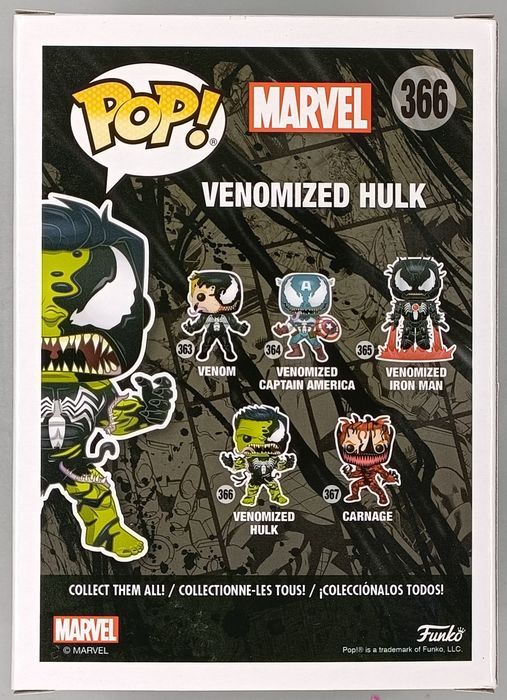 366 Venomized Hulk - Marvel Venom Funko POP