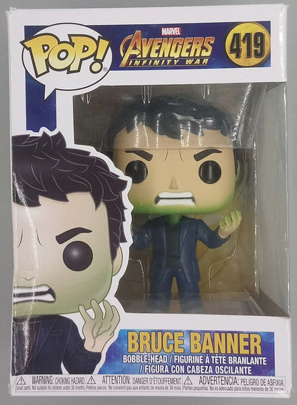 419 Bruce Banner - Marvel Avengers Infinity War Box Damaged Funko POP Funko