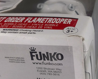 68 First Order Flametrooper (Force Awakens) Star Wars - Funko POP - Box Damaged