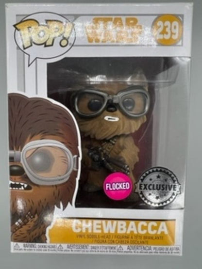 239 Chewbacca - Flocked - Star Wars - Box Damaged Funko POP