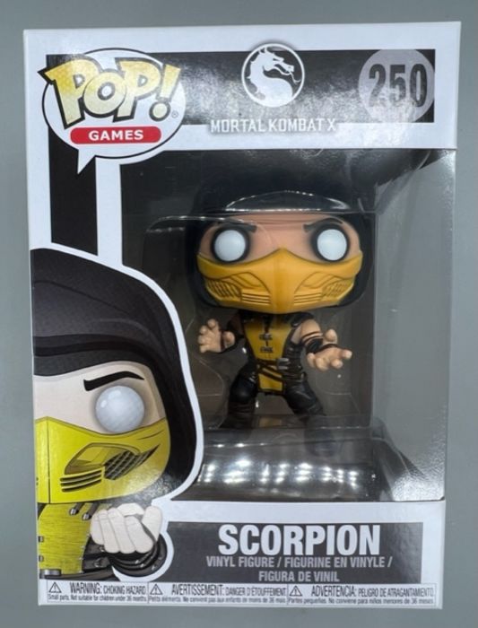 250 Scorpion - Mortal Kombat X - Funko POP - Box Damaged - FanofThings.co.uk