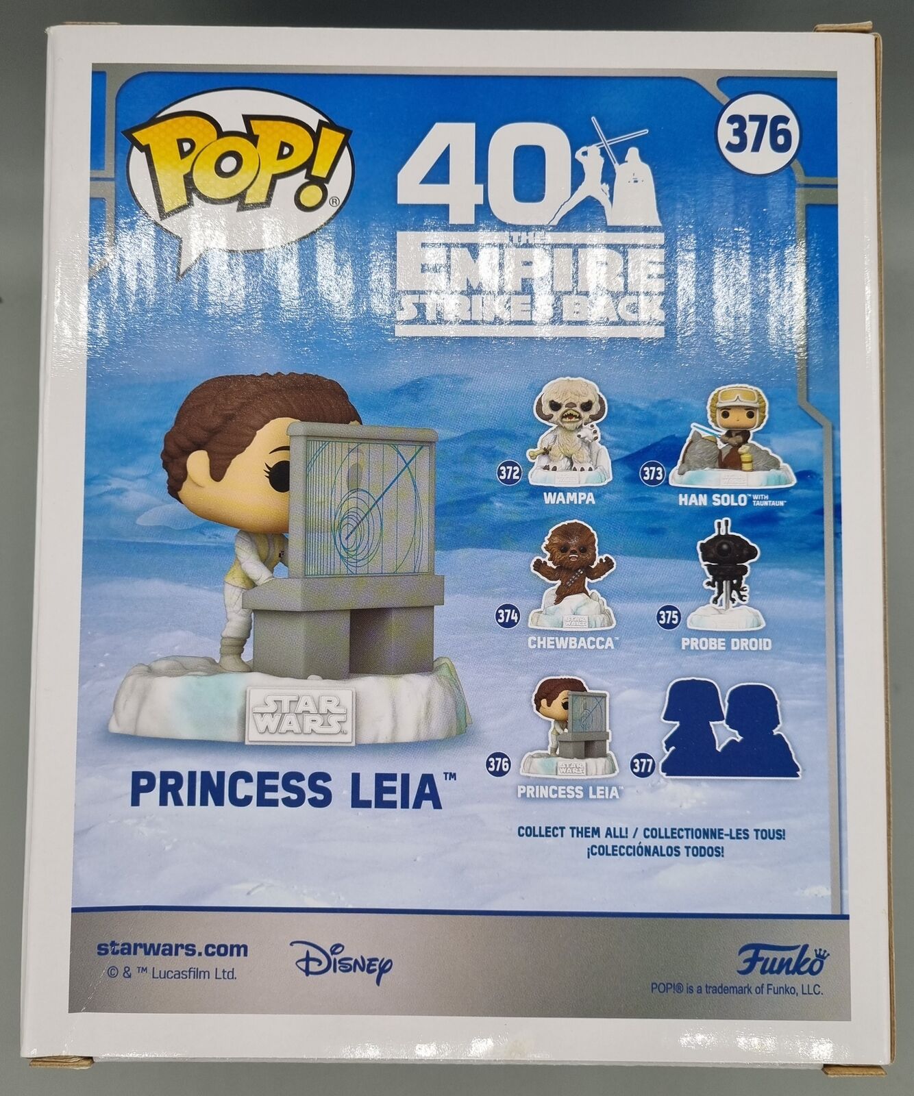 376 Battle at Echo Base: Princess Leia Deluxe - Star Wars Funko POP