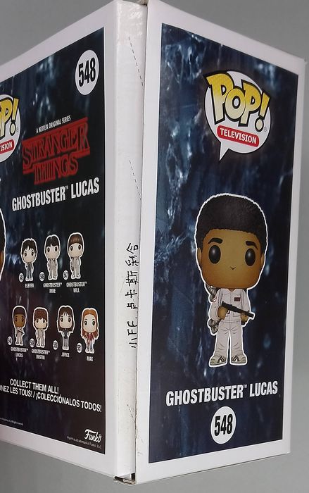 548 Ghostbuster Lucas - Stranger Things - Box Damaged Funko POP