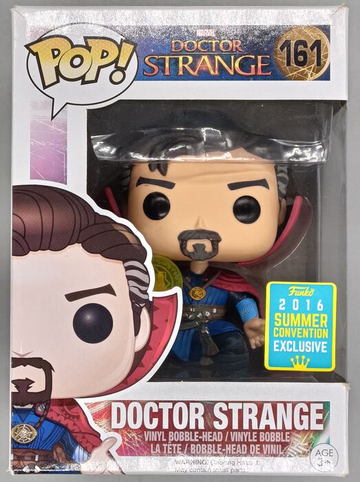 161 Doctor Strange (w/ Rune) Marvel - 2016 Con - Box Damaged Funko POP