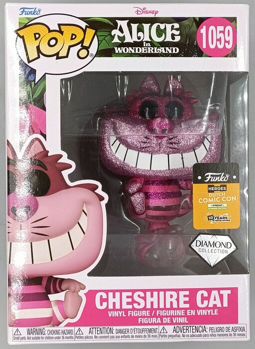 1059 Cheshire Cat (Diamond) - Alice in Wonderland Funko POP Funko