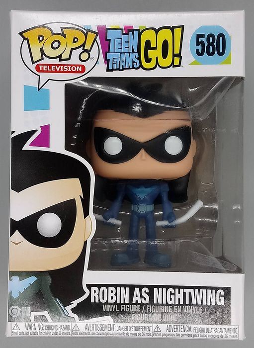 580 Robin as Nightwing - Teen Titans Go! - Funko POP - Box Damaged