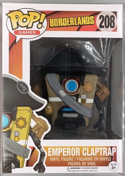 208 Emperor Claptrap - Borderlands - Funko POP - Box Damaged