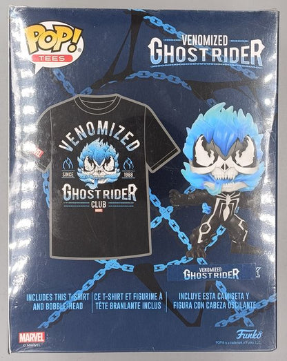 369 Venomized Ghost Rider (Blue) Marvel Venom 2XL T-Shirt Funko POP