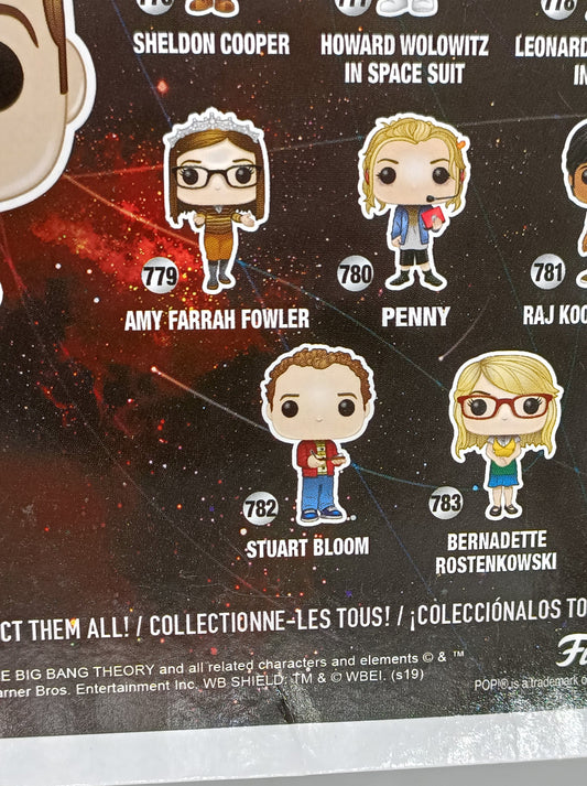 776 Sheldon Cooper (Live Long and Prosper) Big Bang Box Damaged Funko POP