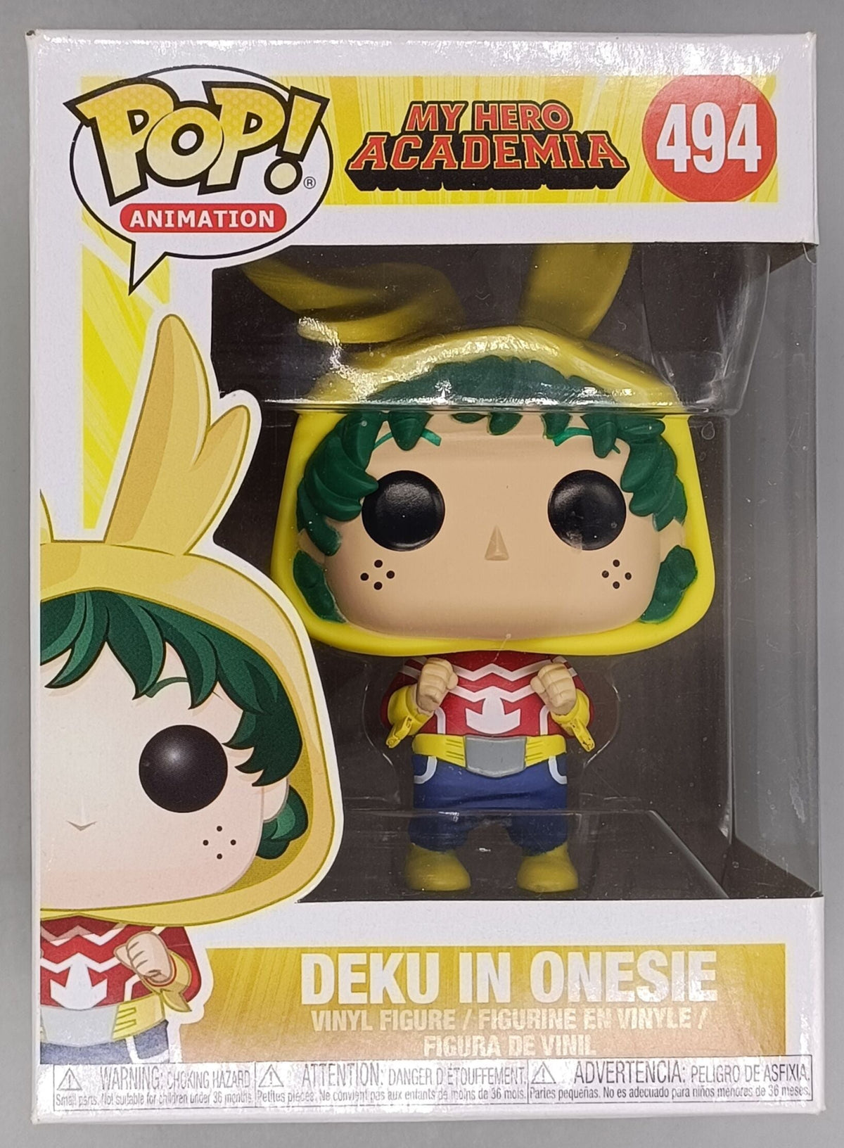 494 Deku in Onesie - My Hero Academia MHA Funko POP - Box Damaged Funko