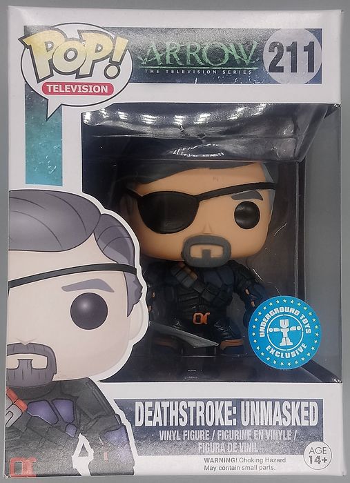 211 Deathstroke: Unmasked - Arrow - Exclusive - Box Damaged Funko POP Funko
