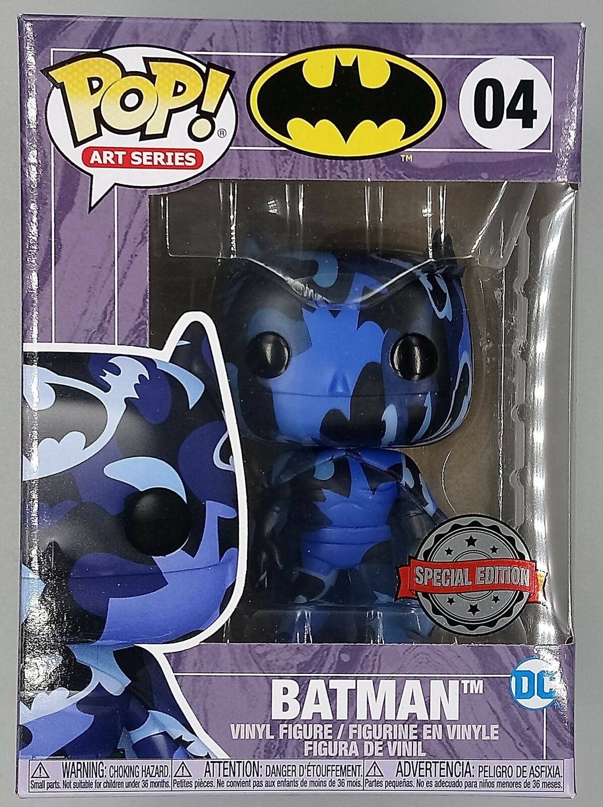 04 Batman (Dark Blue) - DC Art Series Funko POP Funko