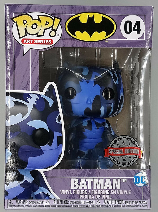 04 Batman (Dark Blue) - DC Art Series Funko POP