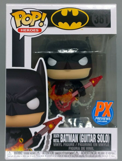 381 Death Metal Batman (Guitar Solo) - DC - Exclusive Funko POP