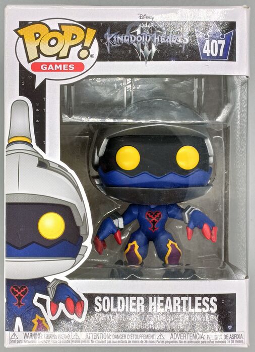407 Soldier Heartless - Kingdom Hearts 3 - Box Damaged Funko POP