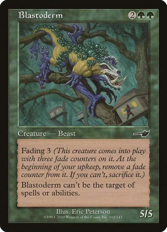 102 - Blastoderm - Nemesis - Normal - Magic: The Gathering Card