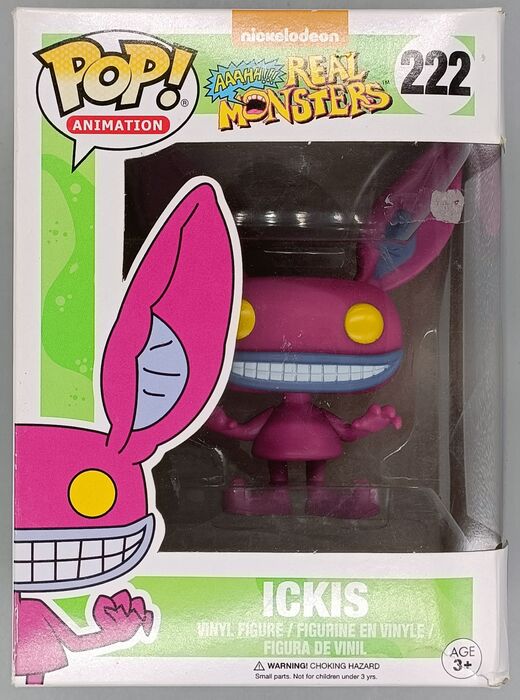 222 Ickis -  Aaahh Real Monsters - Box Damaged Funko POP