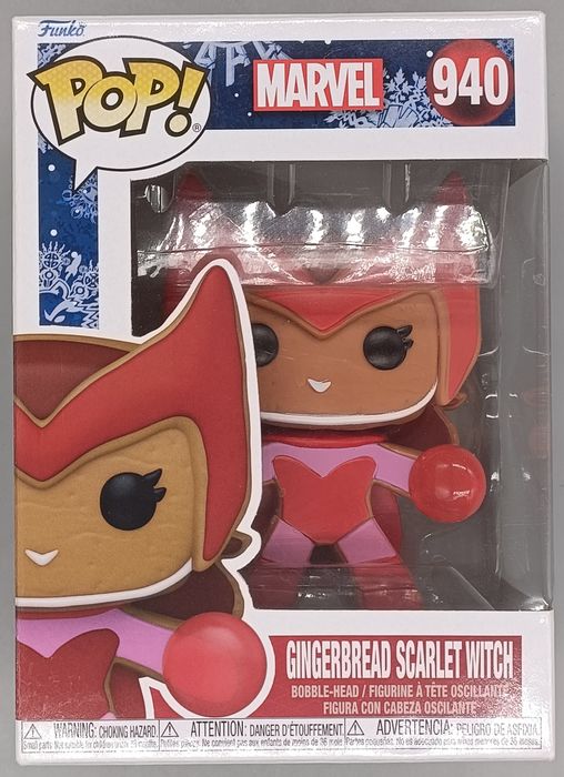 940 Gingerbread Scarlet Witch - Marvel Holiday - Box Damaged Funko POP Funko
