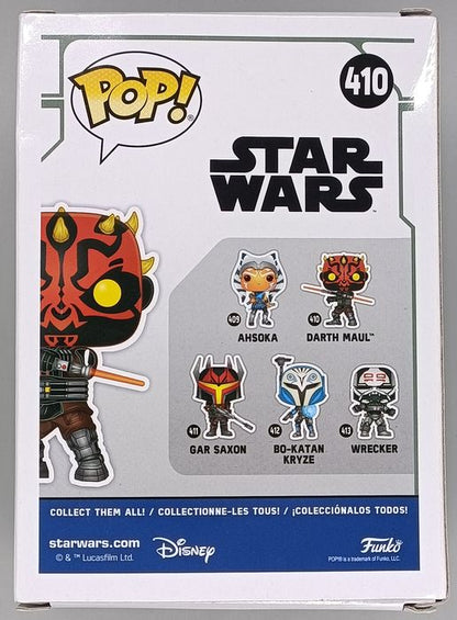 410 Darth Maul - Star Wars Clone Wars - Box Damaged Funko POP