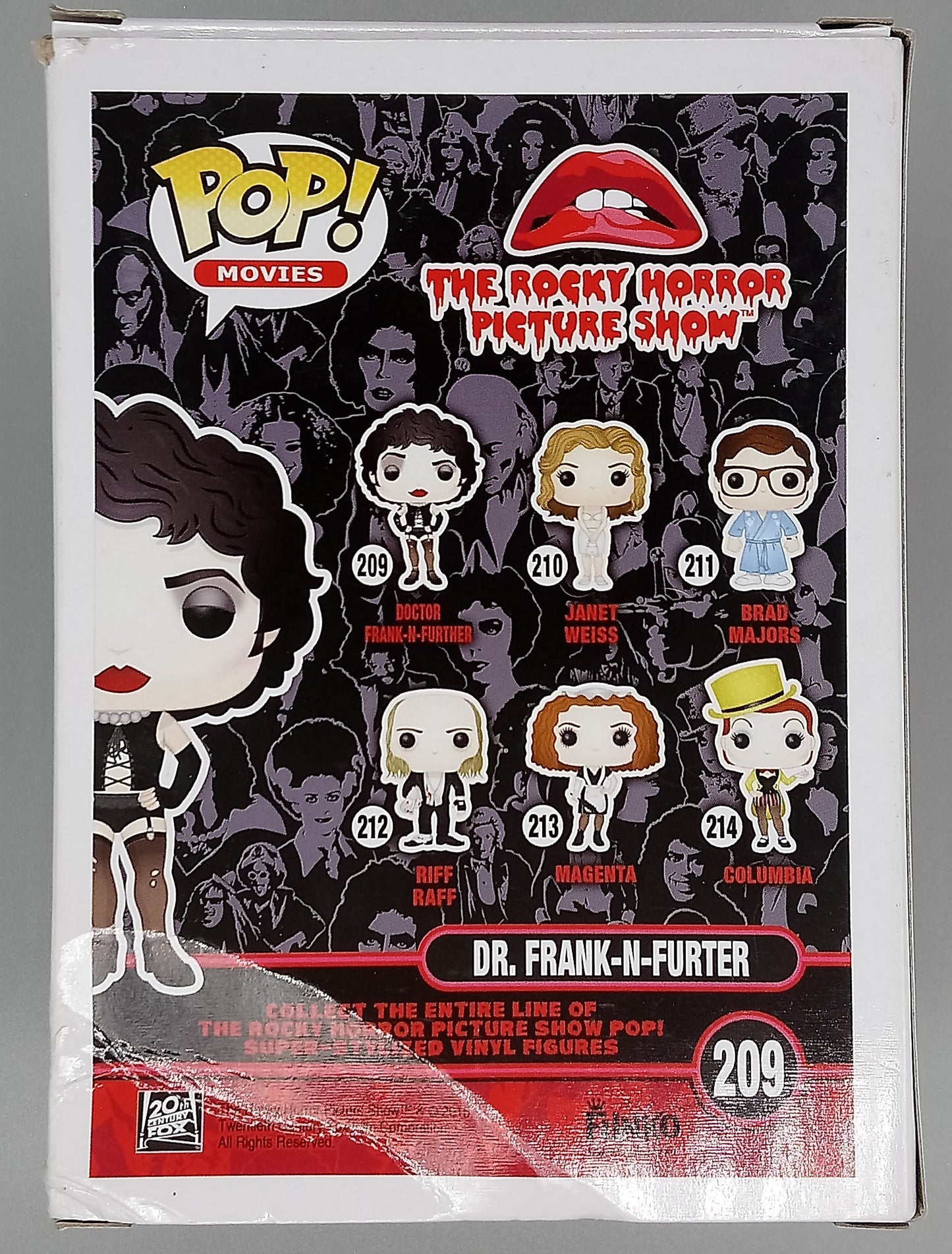 209 Dr. Frank-N-Furter - The Rocky Horror Picture Show Funko POP (Box Damage)
