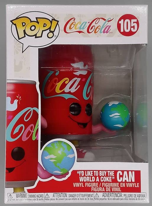 105 Id Like to Buy the World a Coke Can - Coca Cola Funko POP - Box Damaged