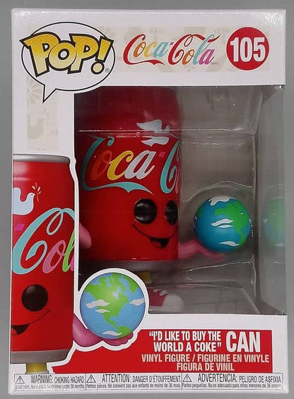 105 Id Like to Buy the World a Coke Can - Coca Cola Funko POP - Box Damaged