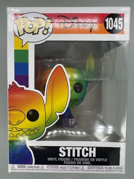 1045 Stitch (Seated Smiling Pride) Disney Lilo & St Box Damaged Funko POP