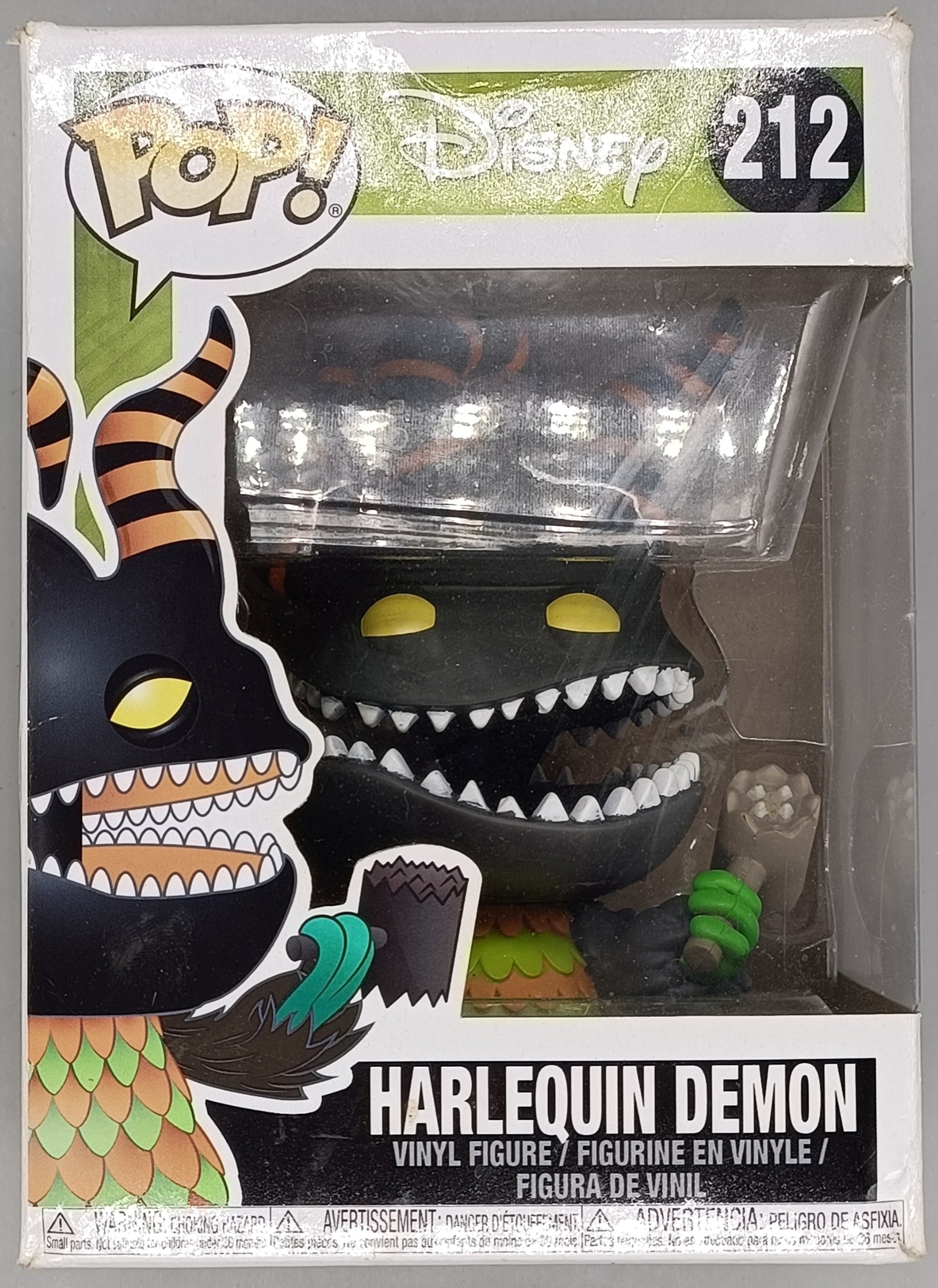212 Harlequin Demon Disney Nightmare Before Christmas Funko POP (Box Damage)