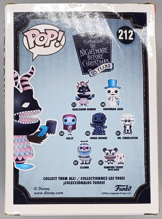 212 Harlequin Demon Disney Nightmare Before Christmas Funko POP (Box Damage)