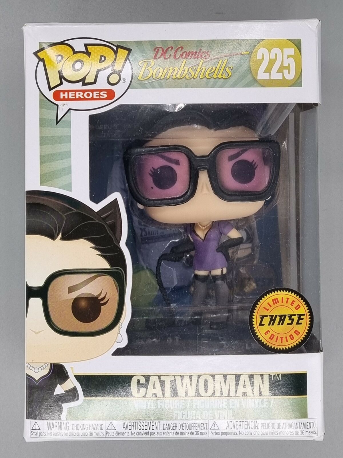 225 Catwoman (Purple) Chase - DC Bombshells Box Damaged Funko POP