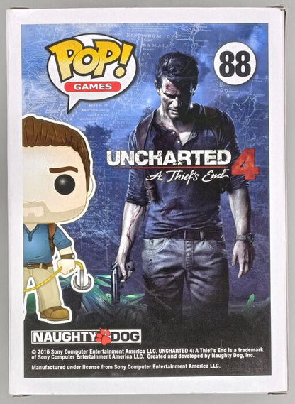 88 Nathan Drake - Uncharted 4 - Box Damaged Funko POP