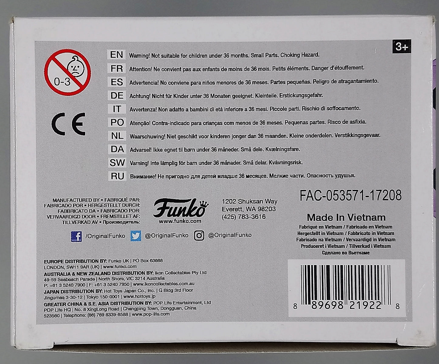 231 Ursula - Diamond Disney The Little Mermaid Funko POP (Box Damage)