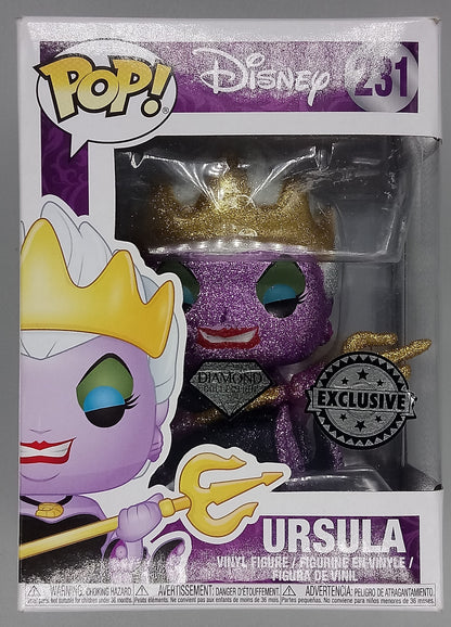 231 Ursula - Diamond Disney The Little Mermaid Funko POP (Box Damage)